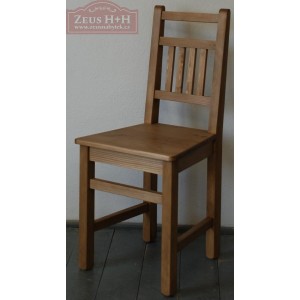 Židle rovná masiv smrk Z21 vosk